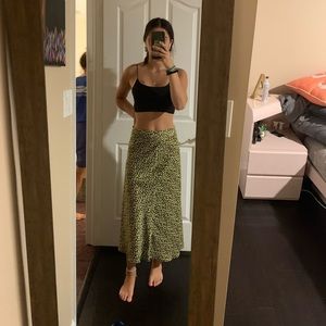 long flower skirt from Urban Outfitters NWT